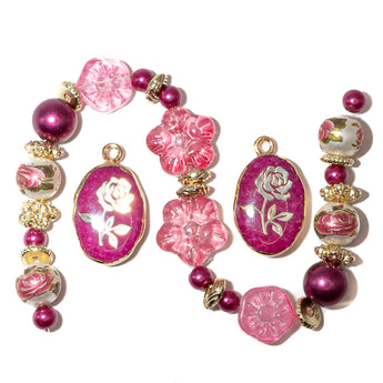 Bite-Sized Bead Mix in Fresh Cut Roses