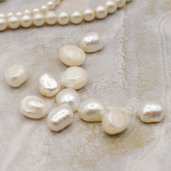 Natural Freshwater Nugget Pearl Beads