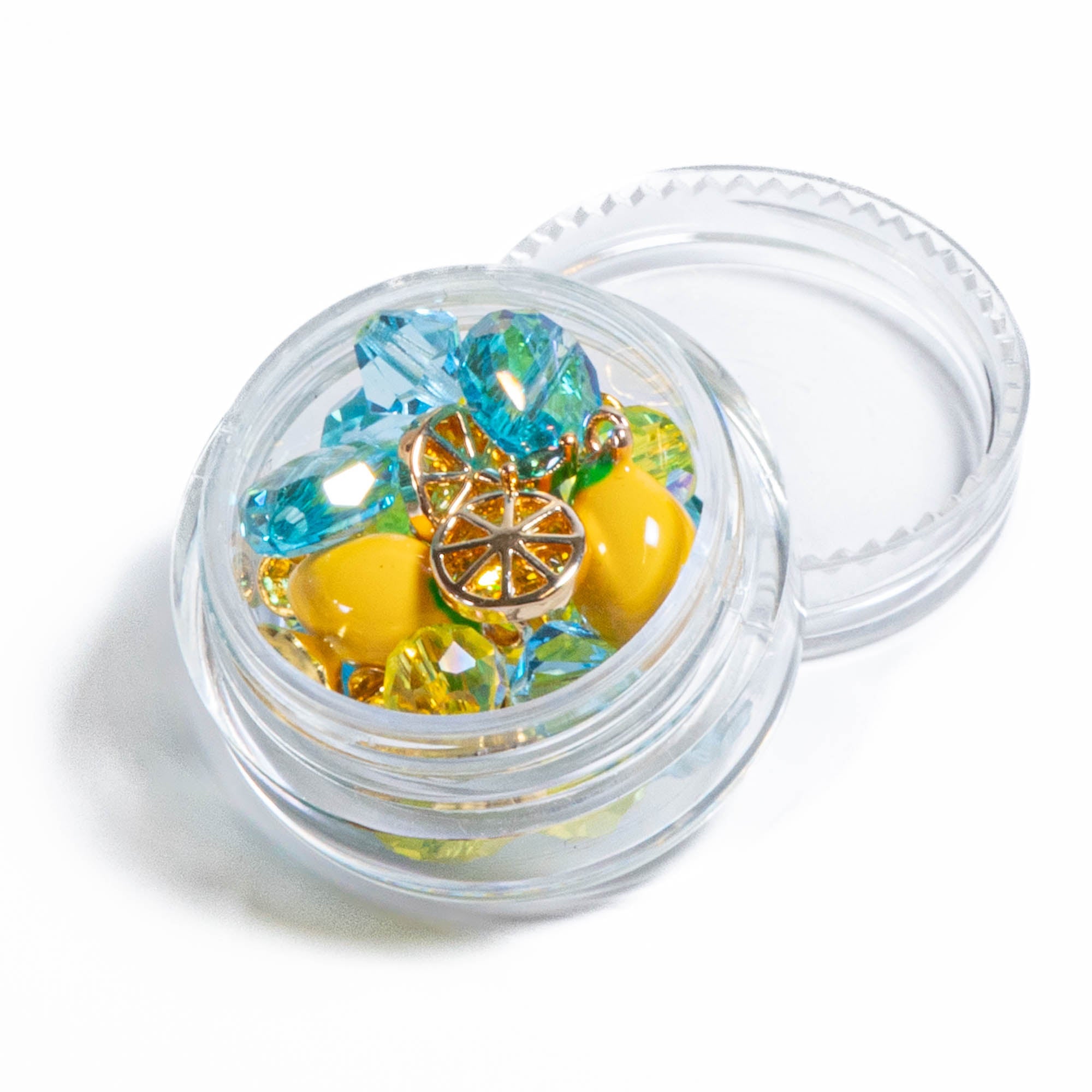 Fruit Mini Bead Mix in Eureka Lemon