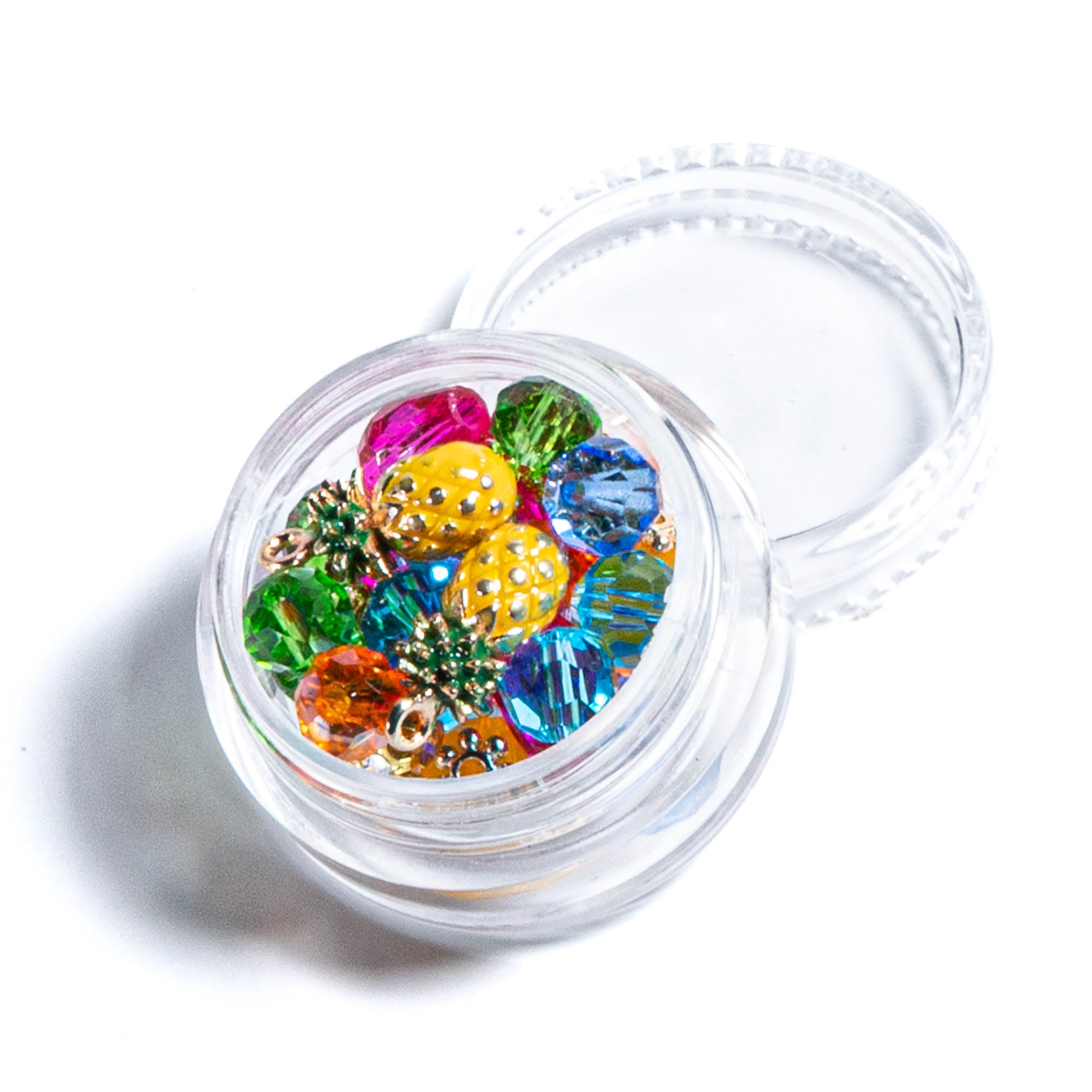 Fruit Mini Bead Mix in Tropical Pineapple