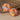 Fruity Boho Bead Pair in Orange