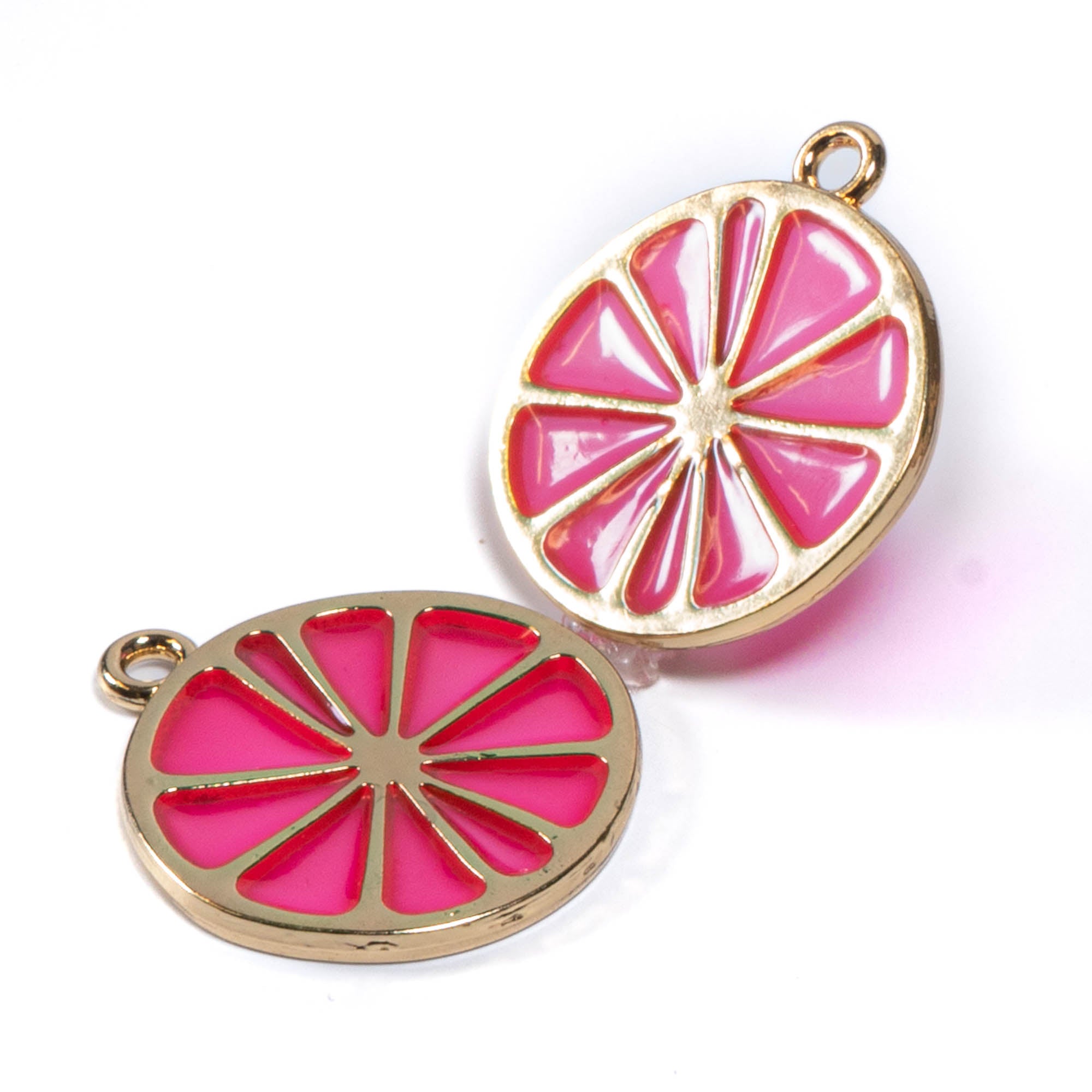 Fruity Charm Pair in Pink Grapefruit