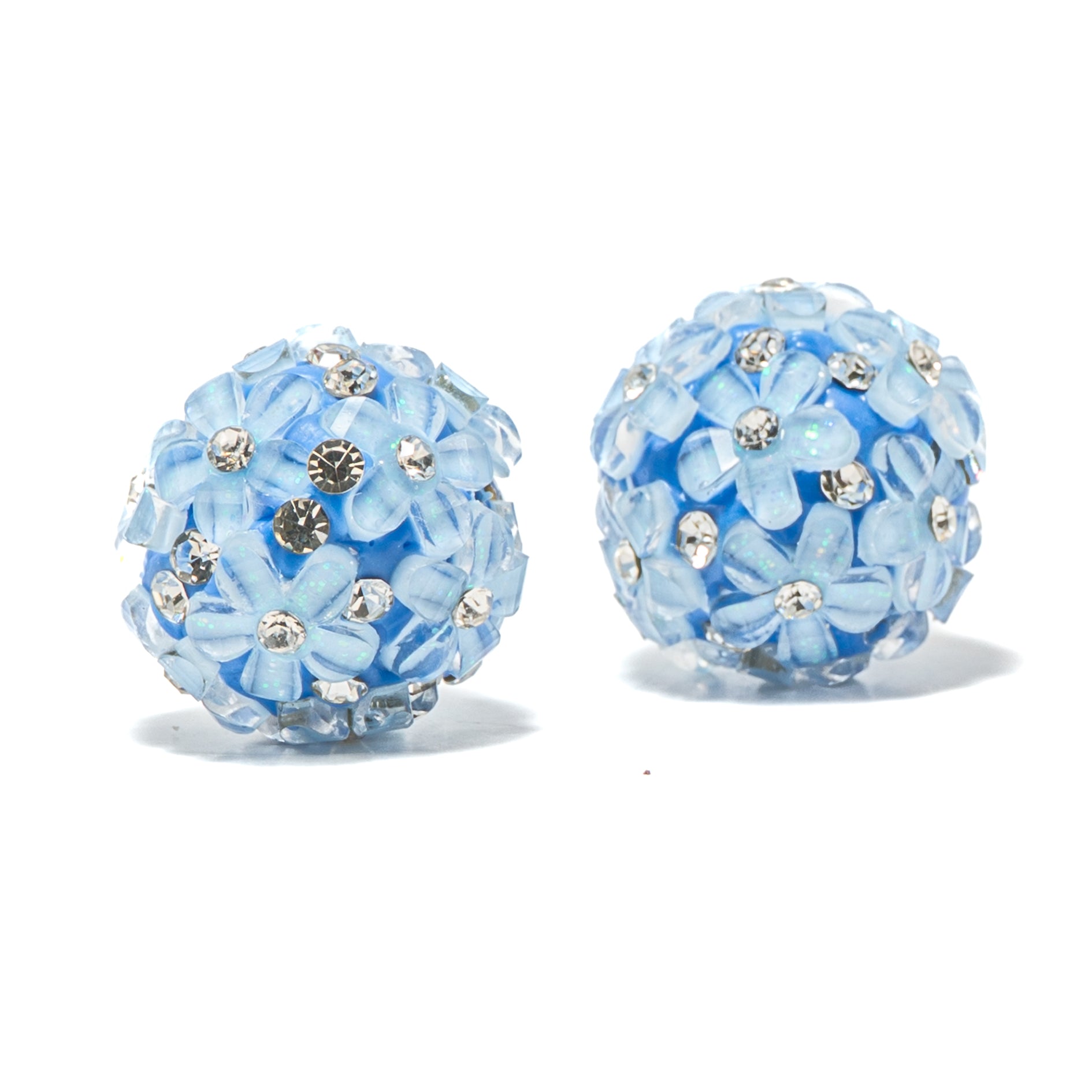 Garden Dreams Boho Bead Pair in Hydrangea