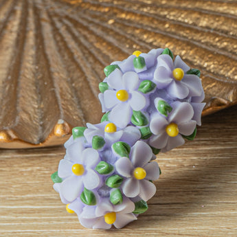 Garden Dreams Boho Bead Pair in Lavender