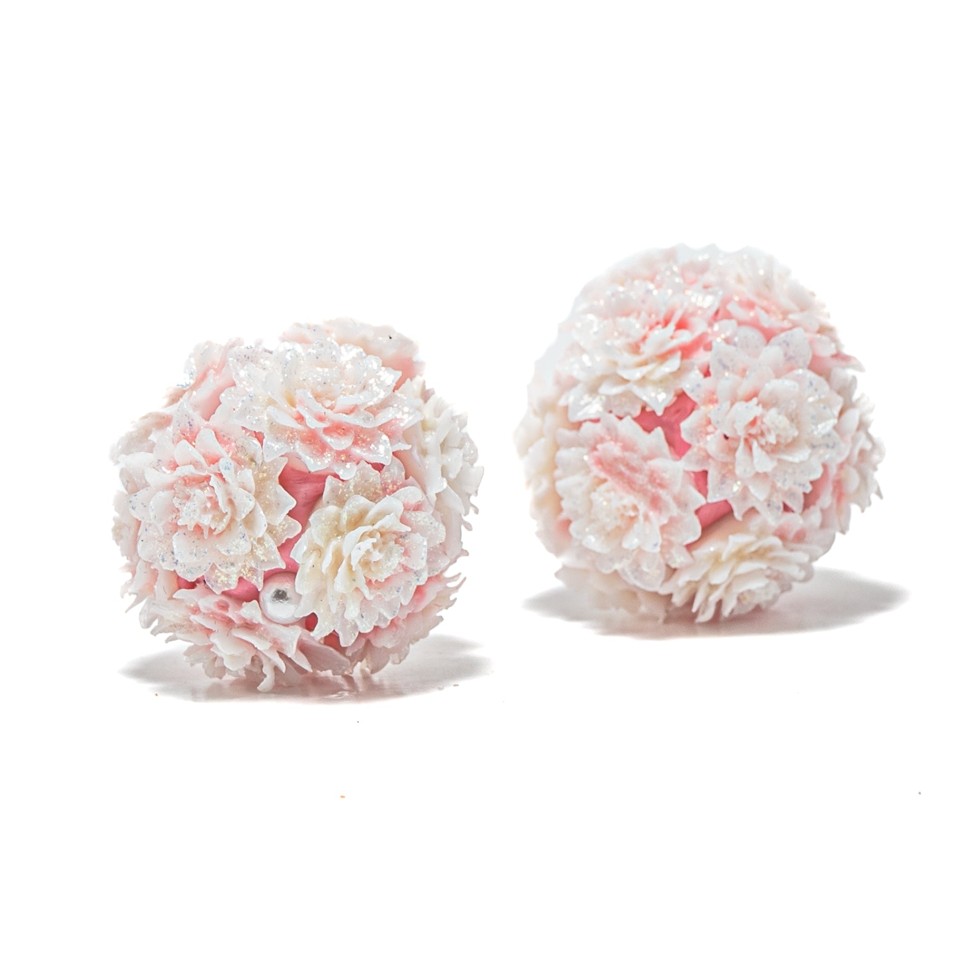 Garden Dreams Boho Bead Pair in Lovely Lilies