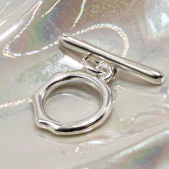 Getting in Gear Silver Toggle Clasp