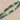 Glass Bead Strand Duo in Turquoise Sweethearts
