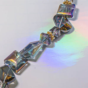 Glass Bead Strand in Grey Haze