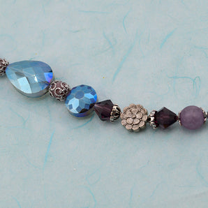 Glass Bead Strand in Midnight Dreamer