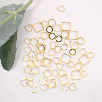 24K Gold-Plated Brass Bead Frame Kit