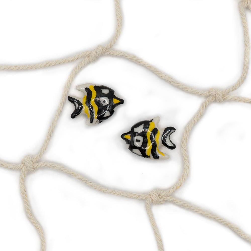 Come Swim With Me Fish Bead Pair