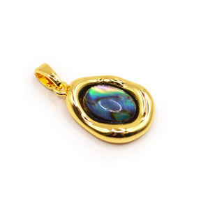 Golden Tide Shell Pendant