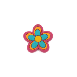 Groovey Flower Silicone Focal Bead