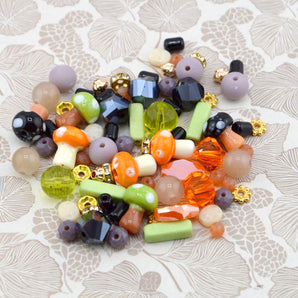 Halloween Bead Mix in Poisonous Mushroom Potion