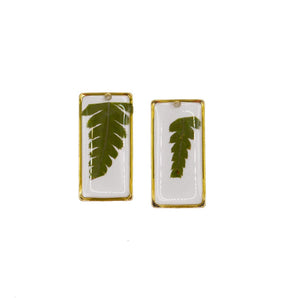 Hello, My Name is Fern Charm Pair