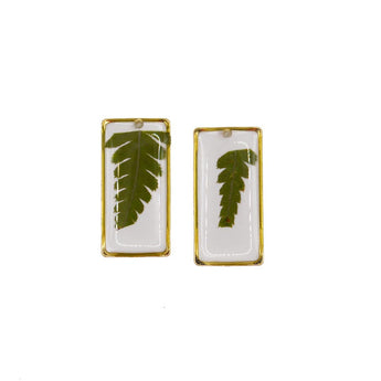 Hello, My Name is Fern Charm Pair