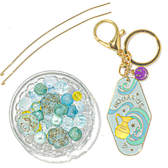 Horoscope Keychain Kit in Aquarius