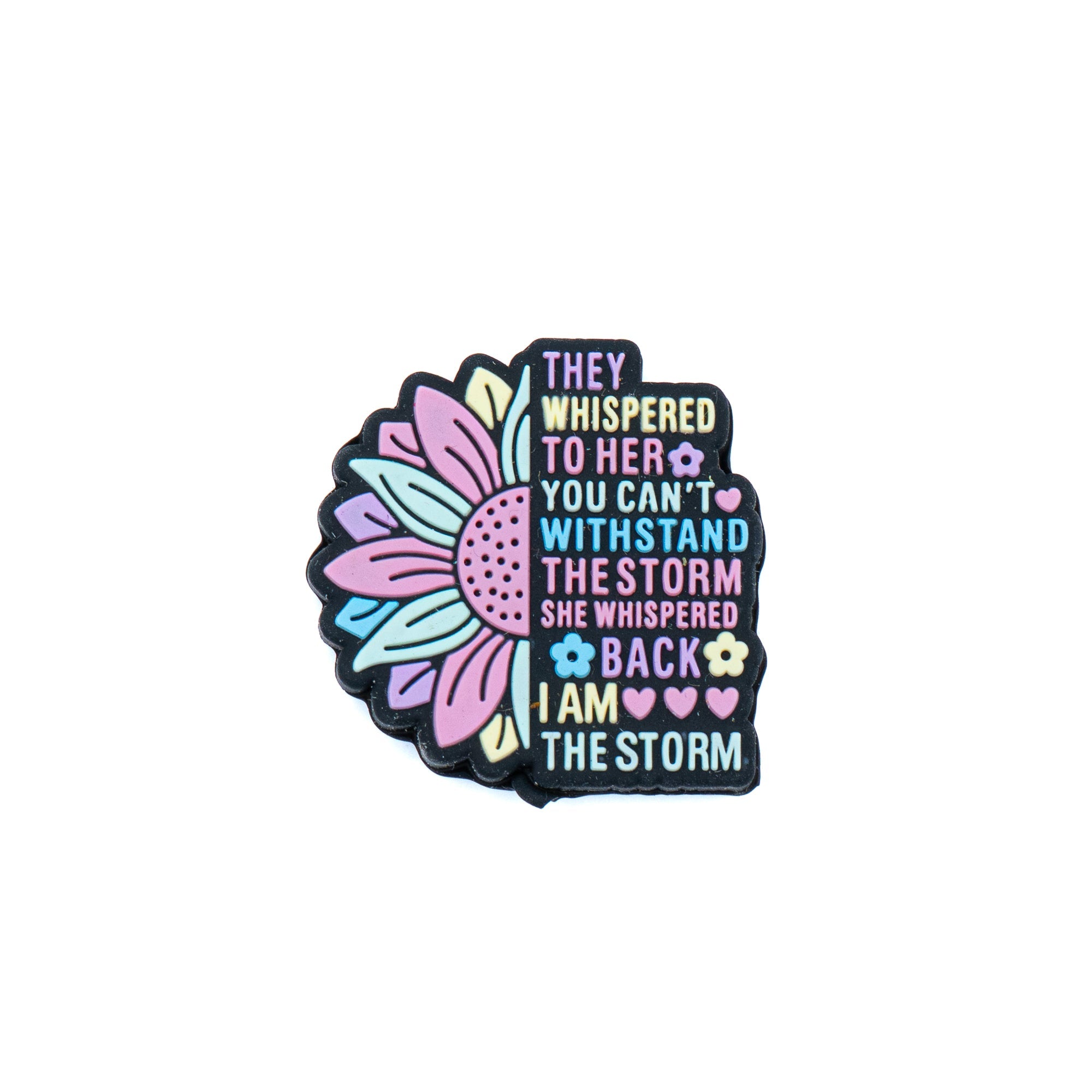 I Am The Storm Silicone Focal Bead