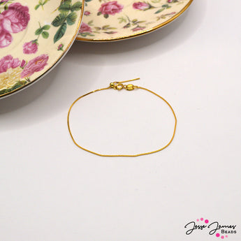 Infinity Gold Bracelet Blank