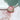 Japanese Tensha Heart Bead in Frosty Pink Rose