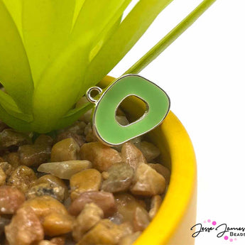 JPhresh Designs Funky Donut Charm in Mint Green