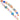 Lampwork Bead Strand Duo in Let Freedom Ring