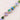 Lampwork Bead Strand in Vibrant Bold Blooms
