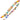 Lampwork Glass Bead Strand Duo in Mardi Gras