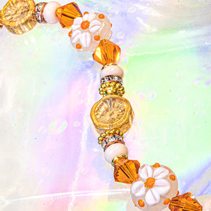 Lampwork Bead Strand in Rise & Shine
