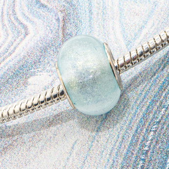 Large Hole Bead in Ocean Breeze