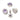 Large Hole Bead Set in Lovely in Lilac