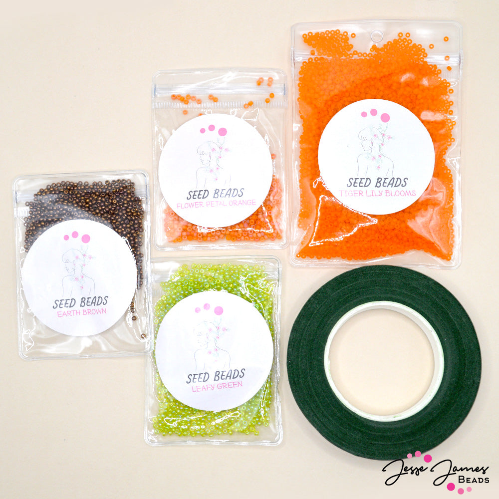 Tiger Lily French Wire Flower Kit