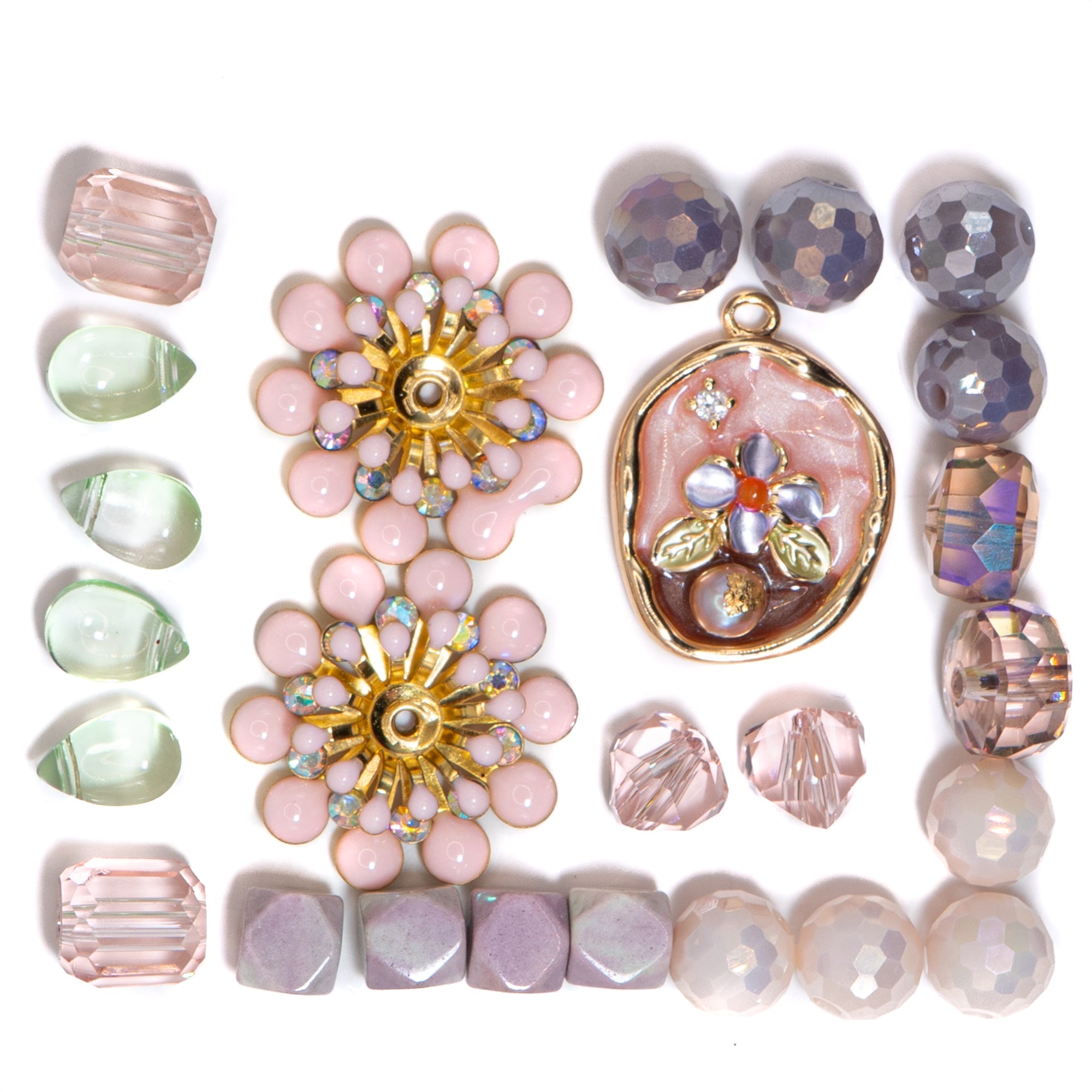 Mini Bead Mix in Pastel Parterre