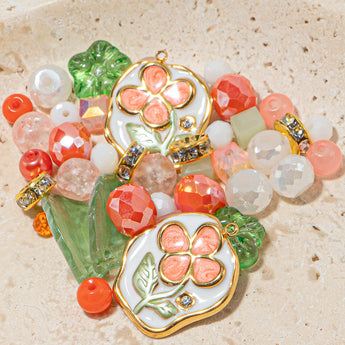 Mini Bead Mix in Peach Blossom