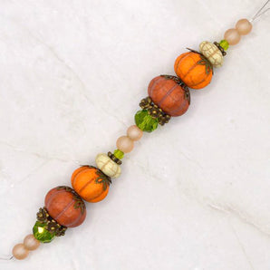 Shorty Bead Strand in Pumpkin Patch