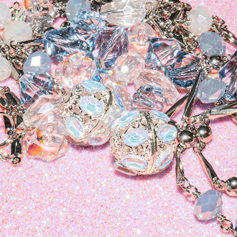 Mini Boho Bead Mix in Crystal Clear Skies