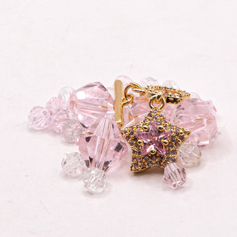 Mini Glass Bead Mix in Pretty Pink