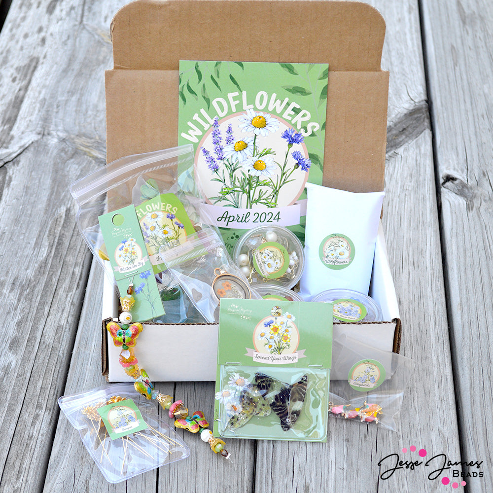 Wildflowers - April 2024 Magical Mystery Bead Box