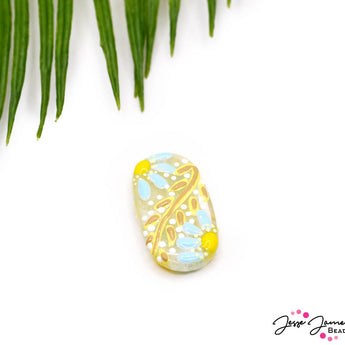 Morning Glory Resin Focal Bead
