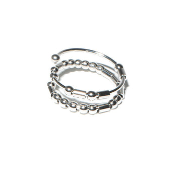 Morse Code Never Give Up Fidget Ring