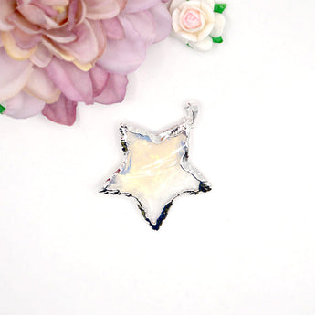 Natural Opalite Star Pendant