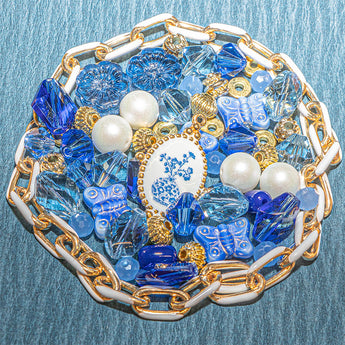 Bead Mix & Chain Duo in Oceanic Garden