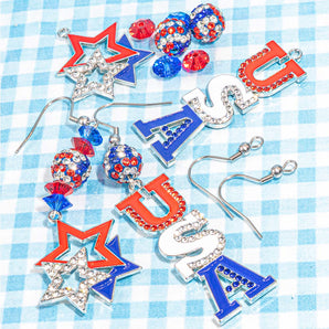 Party in the USA Beaded Earring Kit