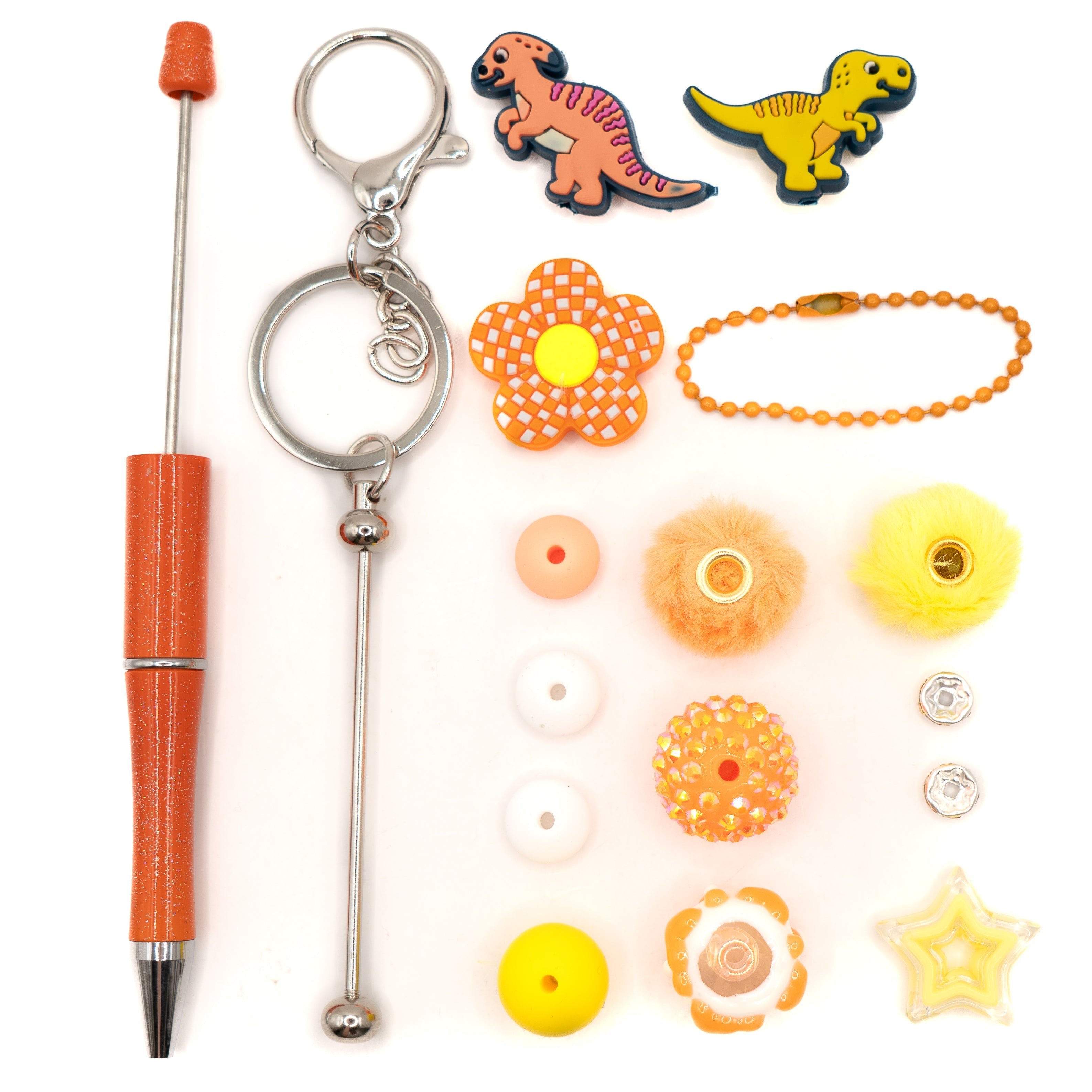 Pen & Keychain Kit in Amber Sun