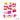 Mini Bead Mix in Pink Dragonfruit By Jesse James Beads