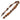 Preciosa Bead Strand Duo in Amber Smoked Topaz