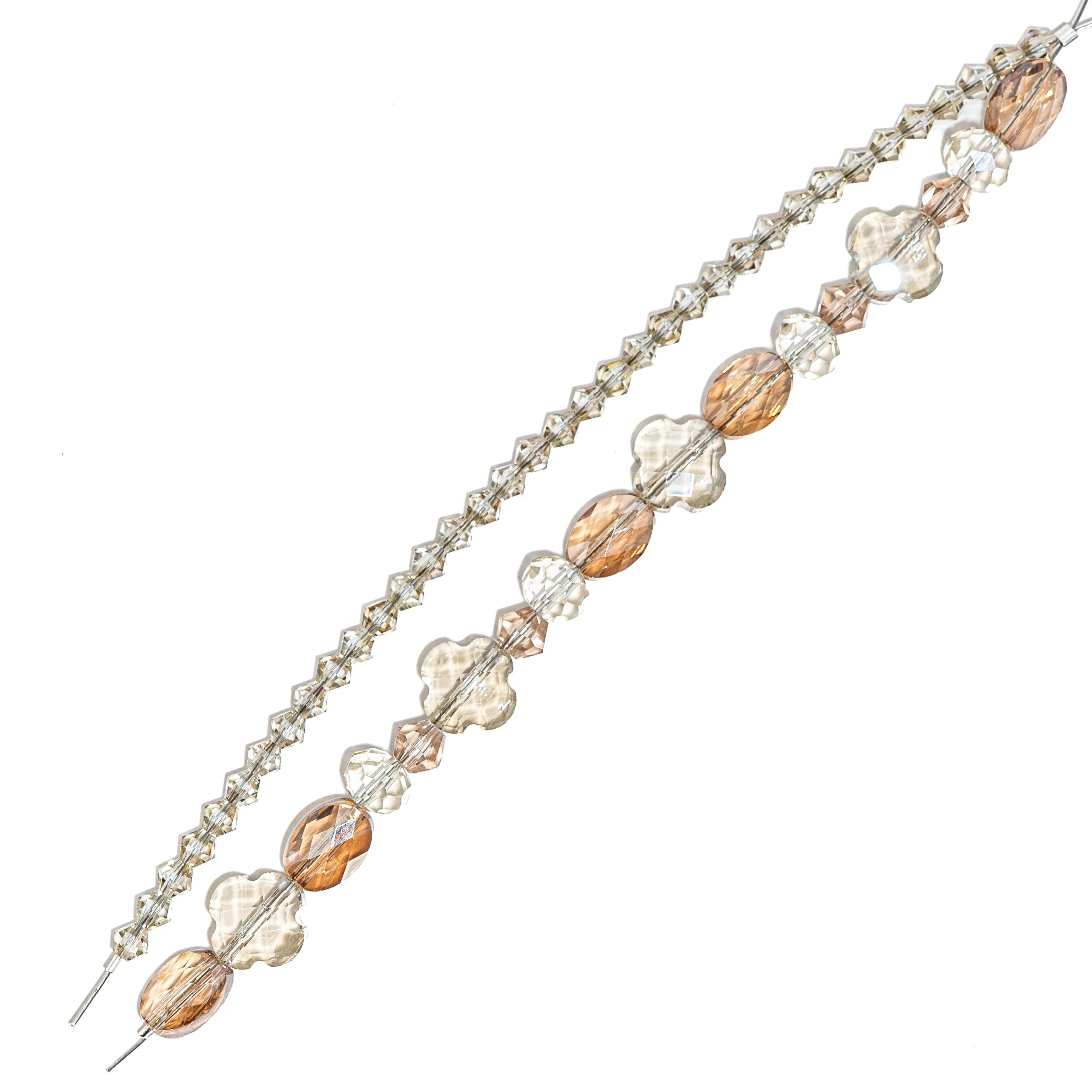 Preciosa Bead Strand Duo in Creamy Silk