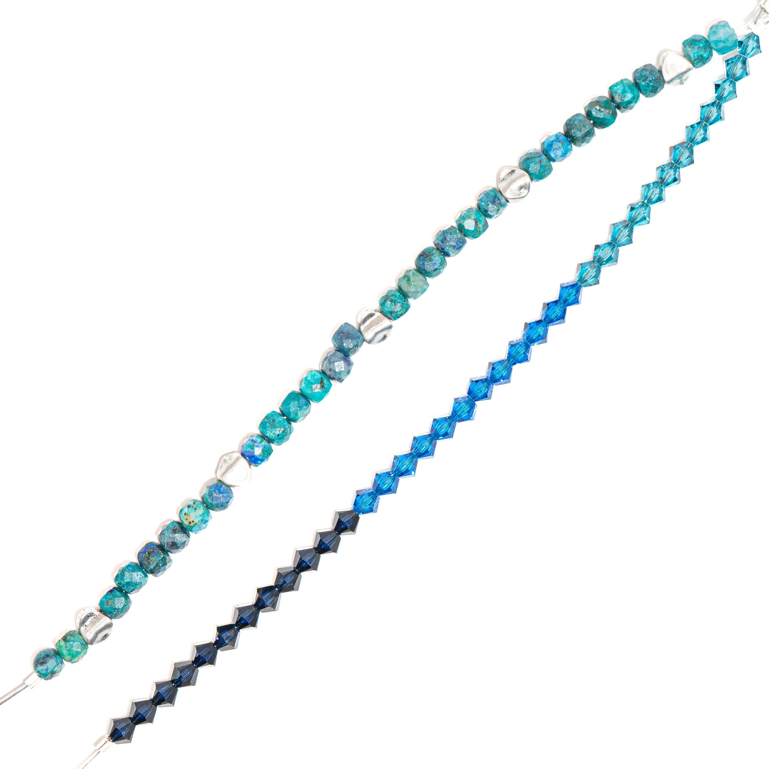 Preciosa Bead Strand Duo in Deep Blue Oasis