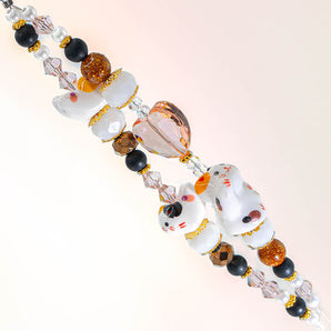 Bead Strand Duo Purrfect Hearts