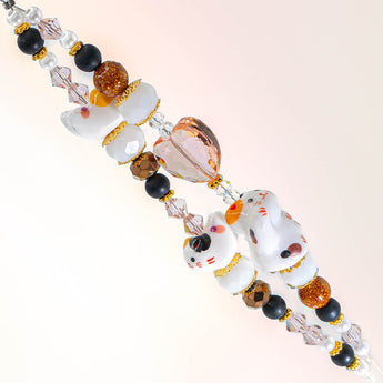 Bead Strand Duo Purrfect Hearts